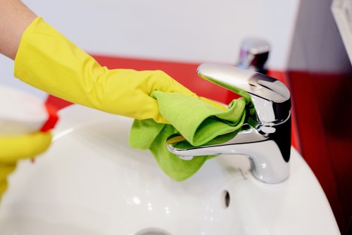 Careful cleaning of lined and delicate curtains in Bow