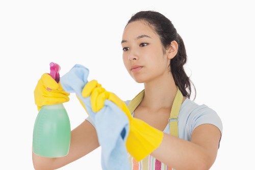Local office cleaners working in a Bow business premises