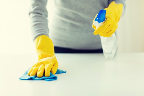 Commercial upholstery cleaning for seating areas near Bow