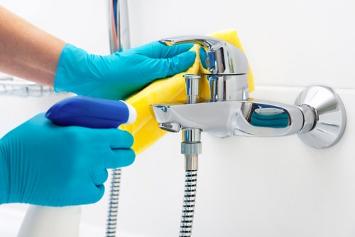 Risk assessment and PPE checks before carpet cleaning